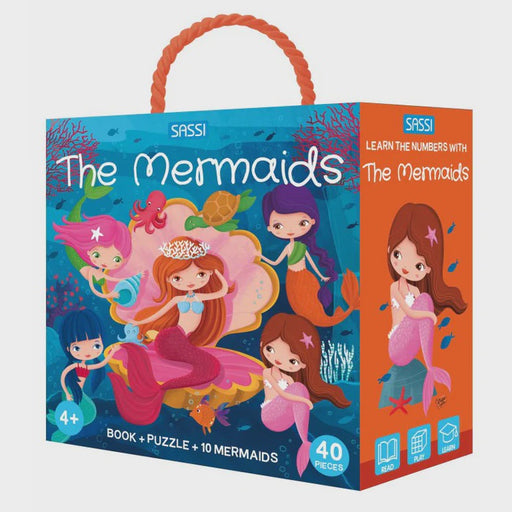 SASSI- 3D PUZZLE AND BOOK SET- THE MERMAIDS