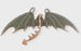 THREE TOTS - Cork Leather Dragon Wings