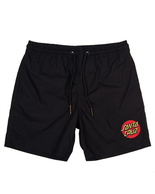 SANTA CRUZ Beach Shorts - Classic Dot Cruzier - Black - The Kids Store