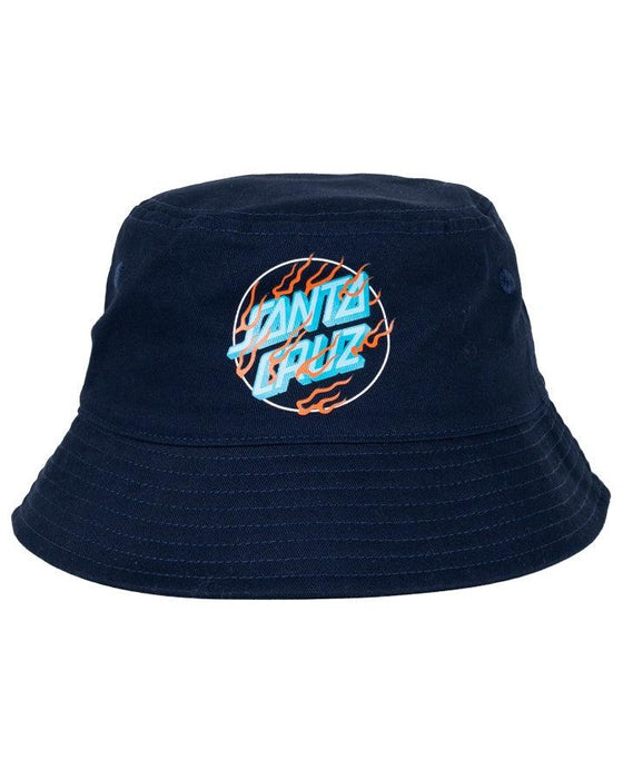 SANTA CRUZ Bucket Hat - Inferno Dot - Navy - The Kids Store