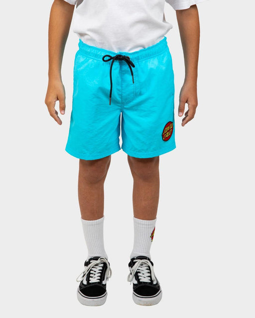 SANTA CRUZ Cruzier Shorts - Classic Dot - Turquoise - The Kids Store