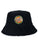 SANTA CRUZ Reversible Bucket Hat - Outer Ringed Dot - Black/Check - The Kids Store