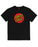 SANTA CRUZ Short Sleeve Tee - Classic Dot Front - Black - The Kids Store