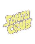 SANTA CRUZ Sticker - Bubble Stack - Yellow - The Kids Store