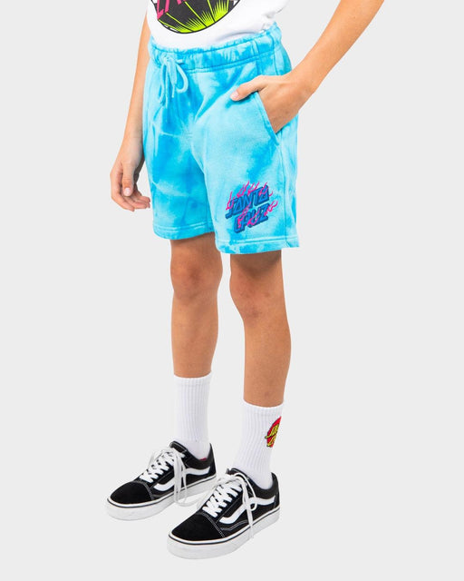 SANTA CRUZ Track Shorts - Inferno Stack - Turquoise - The Kids Store