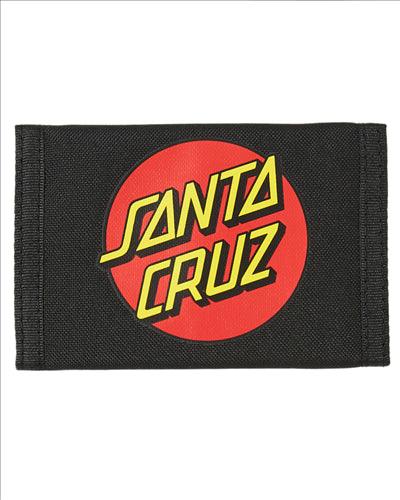 SANTA CRUZ Wallet - Classic Dot - Black - The Kids Store