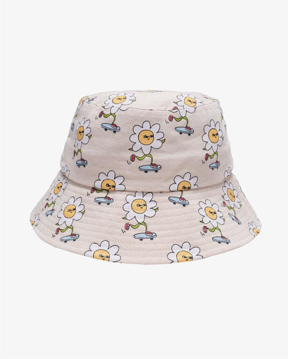 THE GIRL CLUB The Collectibles Bucket Hat Daisy Skater On Repeat - Natural - The Kids Store