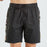 THE MAD HUEYS VACAY YOUTH VOLLEY SHORT - VINTAGE BLACK - The Kids Store