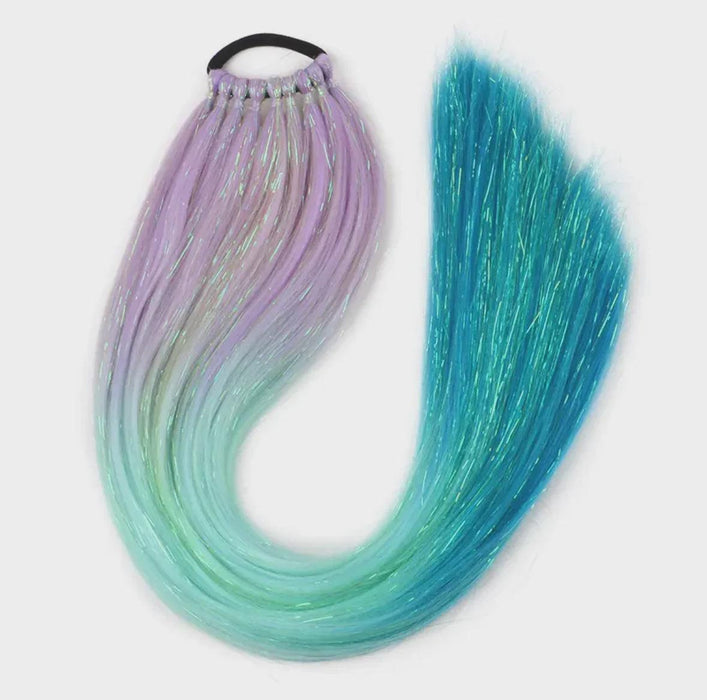 THE NEON MERMAID Straight Ponytail - Cool Waters - The Kids Store