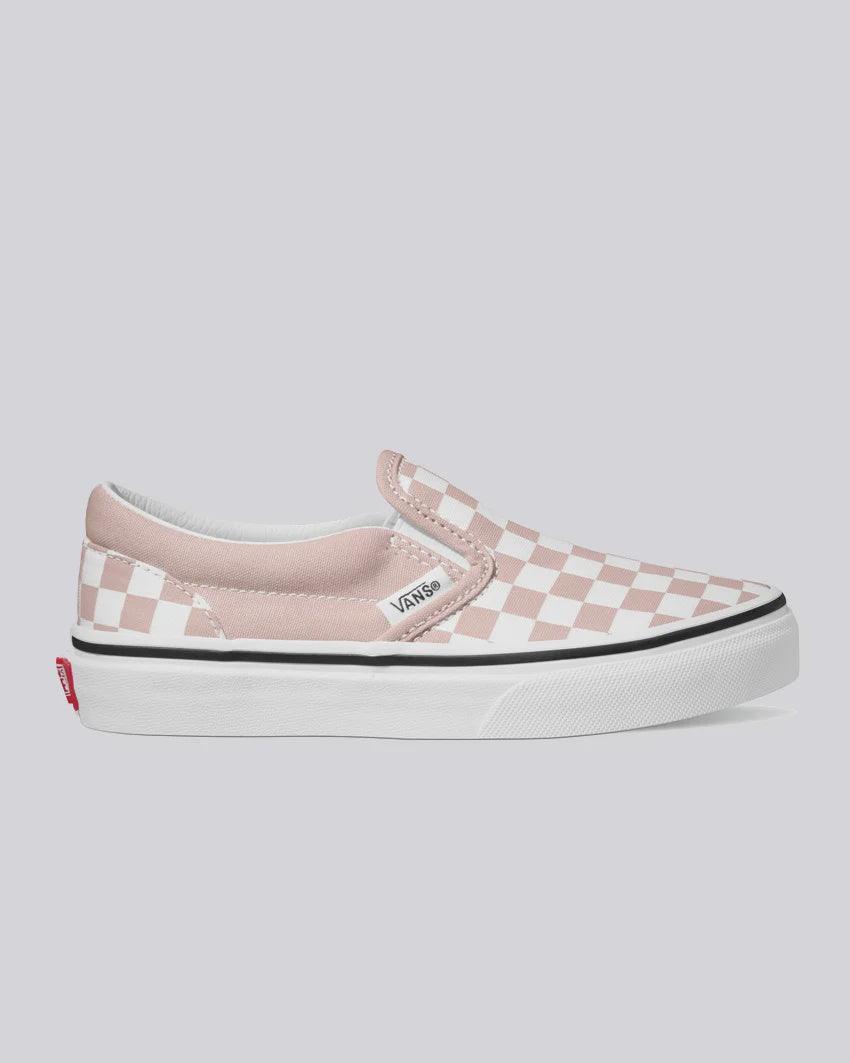 Rose pink store checkered vans