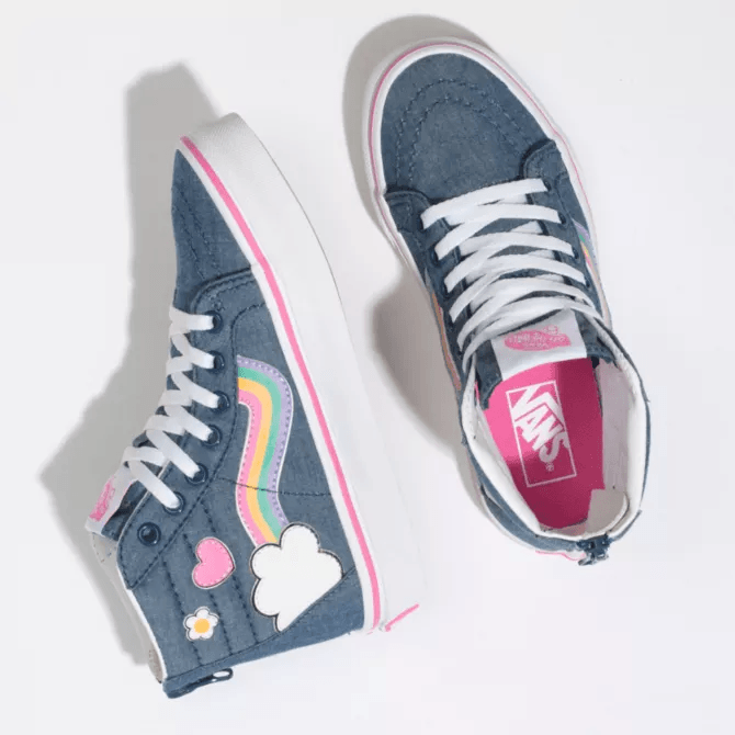 Boys 2025 rainbow vans