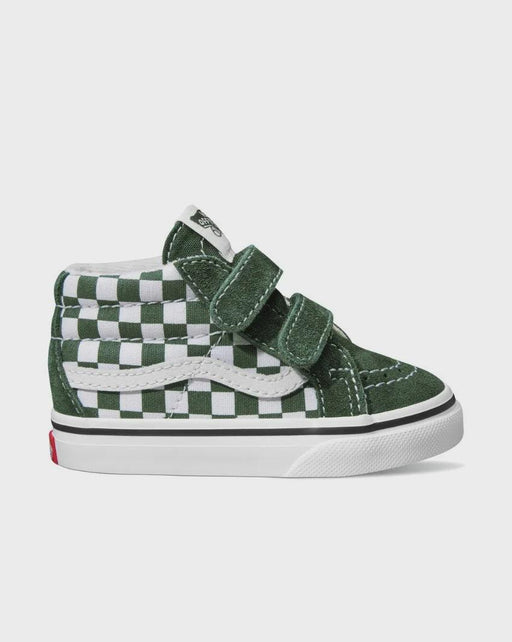 VANS Sk8-Mid Reissue V Color Theory Checkerboard Mountain View - Green - The Kids Store