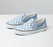 VANS SLIP-ON COLOR THEORY CHECKERBOARD ASHLEY BLUE - The Kids Store